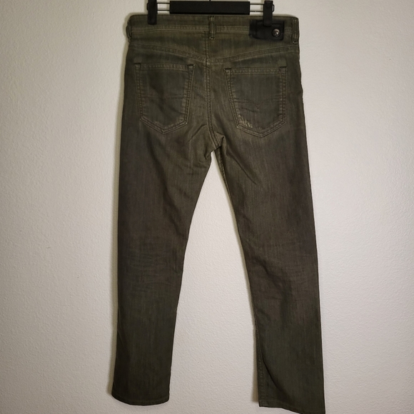 Diesel Denim Jeans size 29 Buster regular slim-tapered 0845K_stretch olive green - Picture 2 of 11